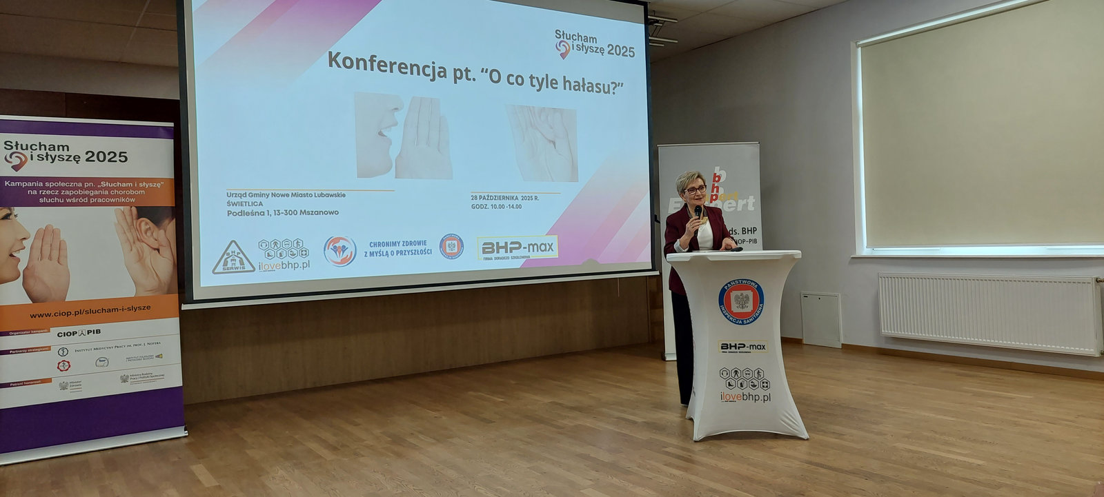 Konferencja pt. \u201EO co tyle ha\u0142asu?\u201D, 28 pa\u017Adziernika 2025 r. w Mszanowie k. Nowego Miasta Lubawskiego