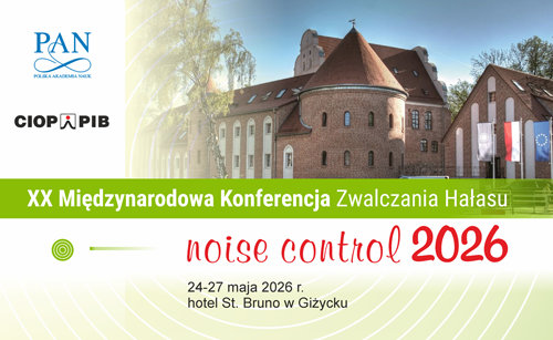XX Międzynarodowa Konferencja Zwalczania Hałasu Noise Control 2026